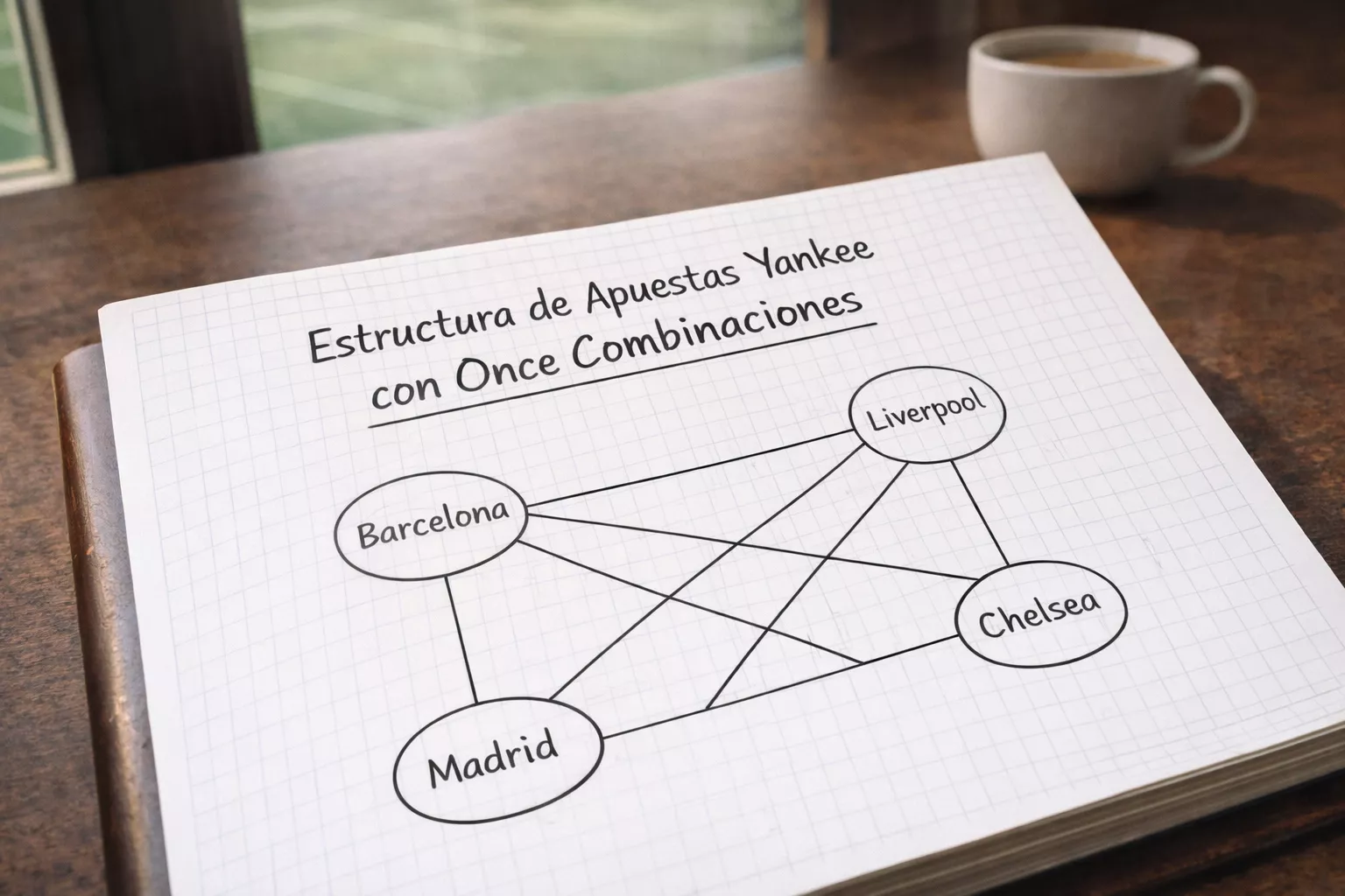 Yankee weddenschappen structuur met elf combinaties