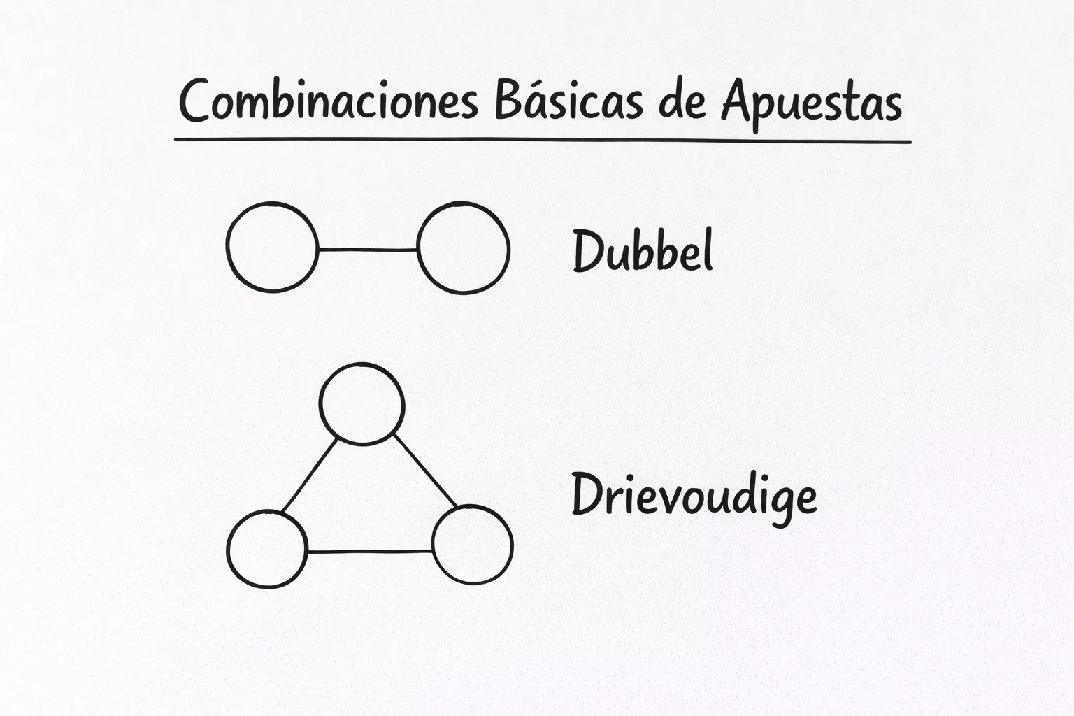Twee en drie verbonden wedstrijden in schema