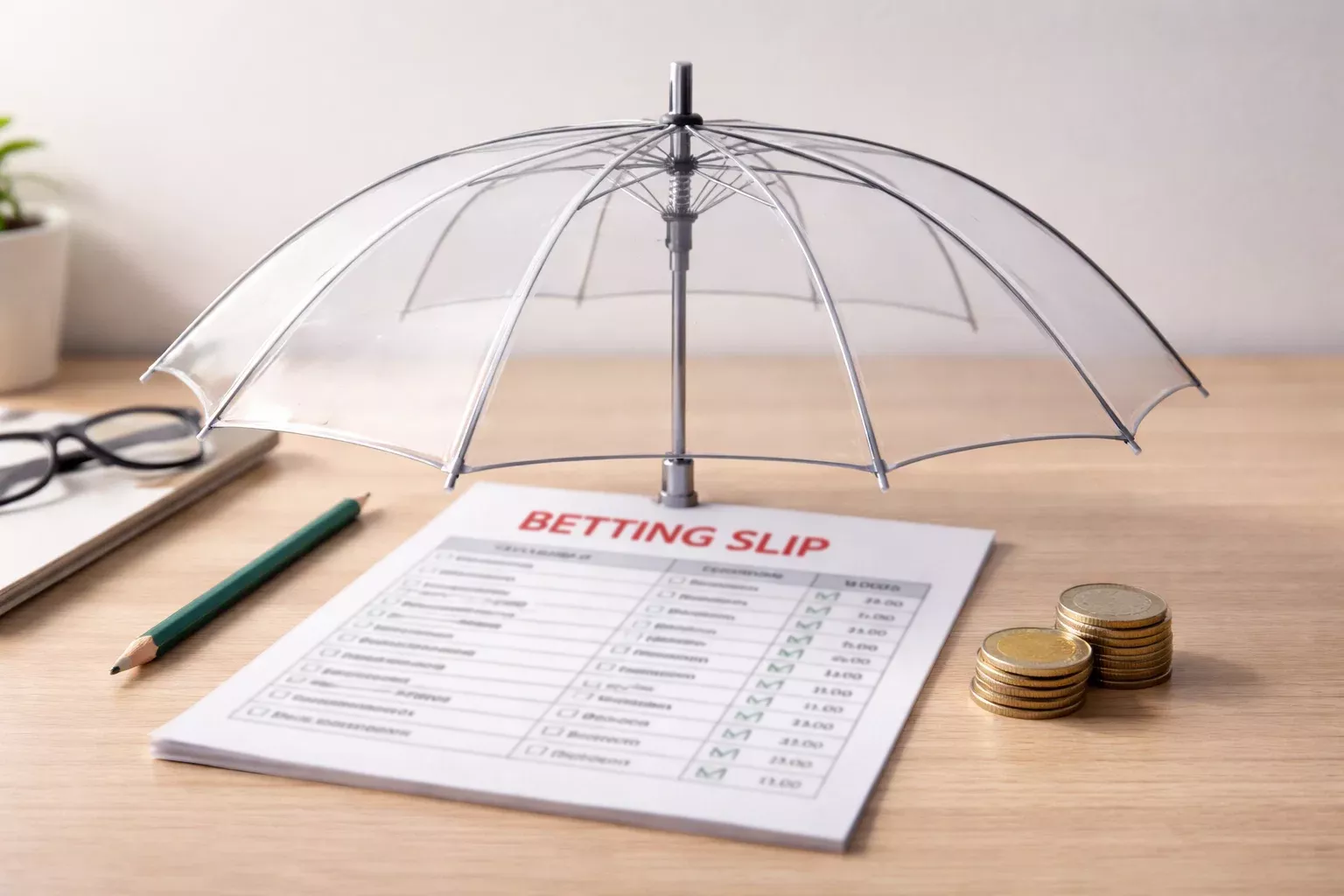 Beschermingsschild over wedformulier